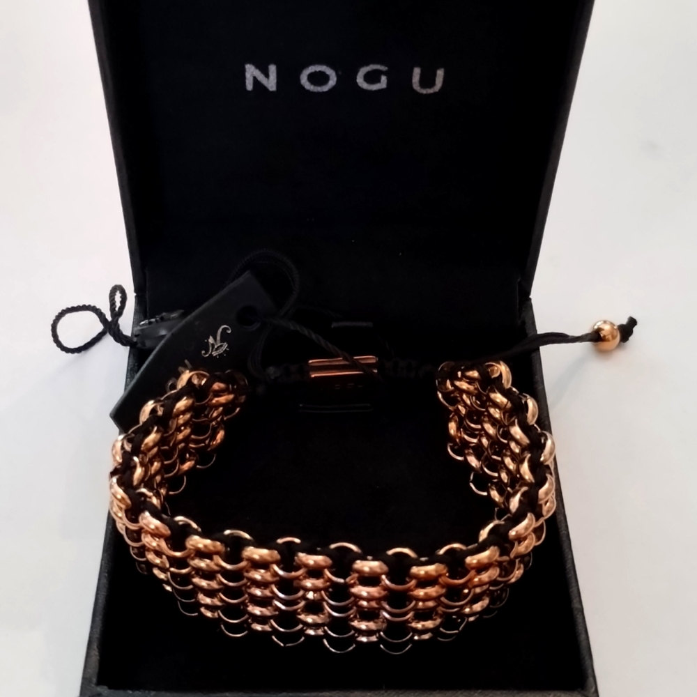 NOGU Tiger Links | Deluxe Kismet Bracelet | Black x Gold